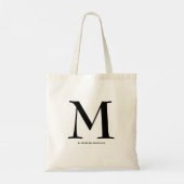 Tote Bag Bachelorette minimaliste moderne (Dos)