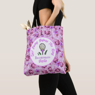 Tote Bag Bachelorette Party, Lavande de Fête des mariées vi