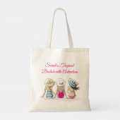 Tote Bag Bachelorette tropicale (Dos)