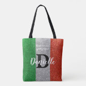 Tote Bag Baciami, tu es parfait Monogramme de déesse italie (Dos)