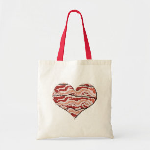 Tote Bag Bacon Heart