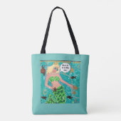 TOTE BAG BAD GIRL ART FOURRE-TOUT (Dos)