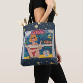 TOTE BAG BAD GIRL ART FOURRE-TOUT (De près)