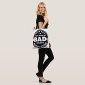 Tote Bag Bad Influence Sister, funny sister quote (Sur le modèle)