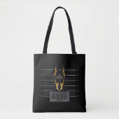 Tote Bag Bad Thief Animal Mug Tiré Doberman Chien têtu (Devant)