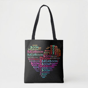 Tote Bag Badaboom du coeur + votre révérend. & idées