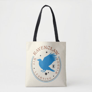 Tote Bag Badge de la Fierté de la maison d'aigle bleu RAVEN