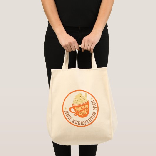 Tote Bag Badge de Pumpkin Spice (Devant (produit))