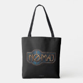 Tote Bag Badge NO-MAJ™ en or et marbre (Dos)