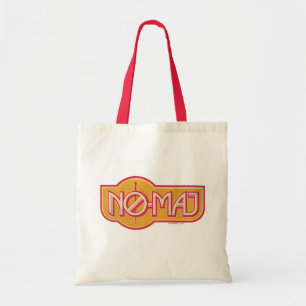 Tote Bag Badge rouge et jaune NO-MAJ™