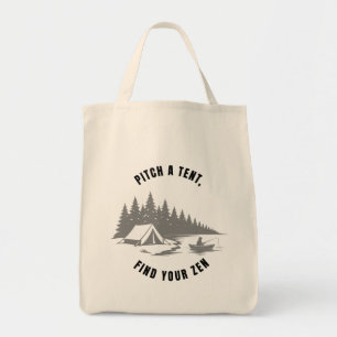 Tote Bag Badge Zen Camper
