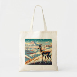 Tote Bag Badlands National Park Winter Souvenir Cadeau