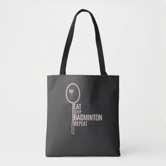 Tote Bag Badminton (Devant)
