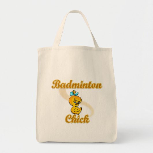 Tote Bag Badminton Chick (Devant)
