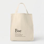 Tote Bag Bae Definition Femme amie (Devant)