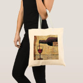 Tote Bag BAG04 Wine.tif rouge (Devant (produit))