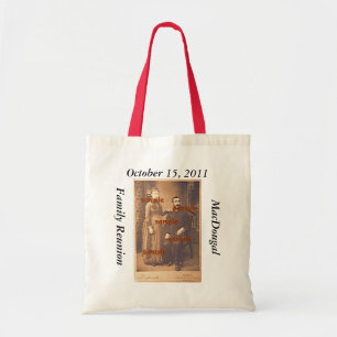 Tote Bag Bag - Family reunion - border text