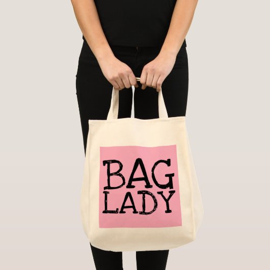 TOTE BAG BAG LADY FUNNY TOTES PURINES (Devant (produit))