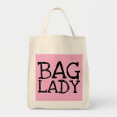 TOTE BAG BAG LADY FUNNY TOTES PURINES (Devant)