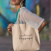 Tote Bag Bagages émotionnels Portez vos sentiments avec sty