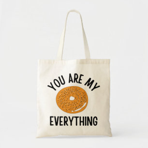 Tote Bag Bagel Tu Es Mon Tout Drôle