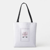 Tote Bag Bags tag avec bonjour beau (Dos)