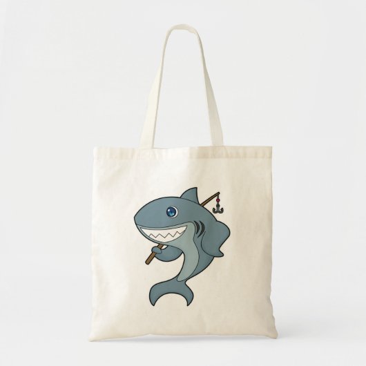 Tote Bag Baguette de pêche du requin (Devant)