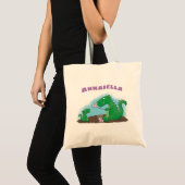 Tote Bag Baguettes mignonnes grillant des marshmallows dess (Devant (produit))