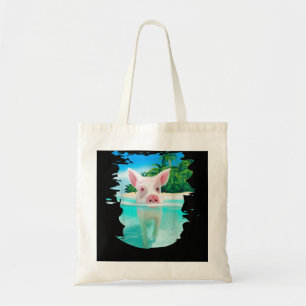 Tote Bag Bahamas Pigs de natation Pig nage plage vacances