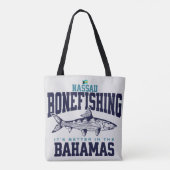 Tote Bag Bahamas Souvenir Cadeau : Nassau Bahamas Bonefishi (Dos)