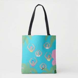 Tote Bag Baigneurs artistiques Illustration de natation a