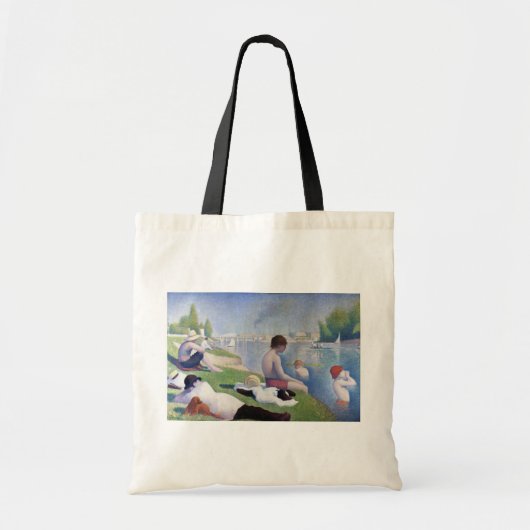 Tote Bag Baignoires en Asnières, Seurat (Devant)