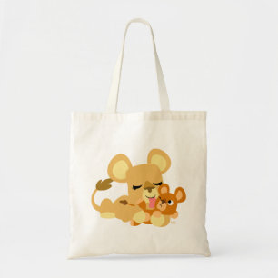 Tote Bag Bain de Lion mignon bébé