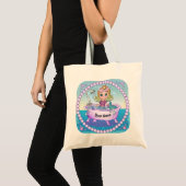 Tote Bag Bain de Sirène Heureuse  (Devant (produit))
