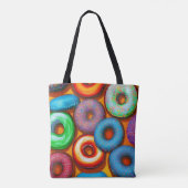 Tote Bag Bains colorés Orange (Dos)