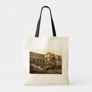 Tote Bag Bains et abbaye romains, Bath, photo de classique