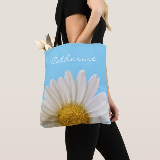 Tote Bag Baise blanche personnalisée (De près)