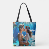 Tote Bag Baiser des amants sous-marins (Dos)