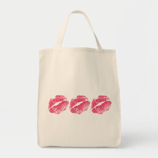 Tote Bag Baiser Rose (Devant)