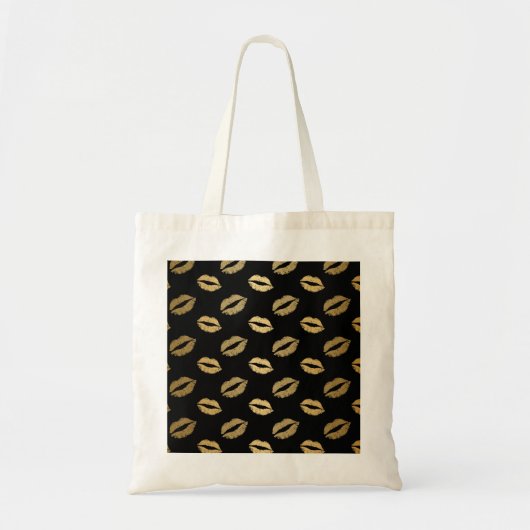 Tote Bag Baisers dorés (Devant)