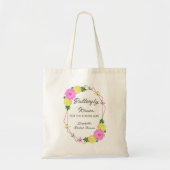 Tote Bag Baisers papillon pour la future Mme douche de mari (Devant)