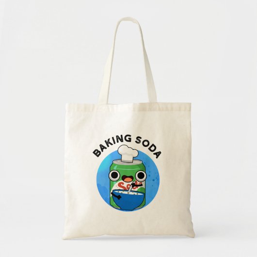 Tote Bag Baking Soda Funky Soda Pop Pun (Devant)