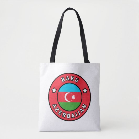 Tote Bag Bakou Azerbaïdjan (Devant)