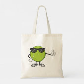 Tote Bag Bal de tennis ensoleillé (Dos)