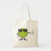 Tote Bag Bal de tennis ensoleillé (Devant)