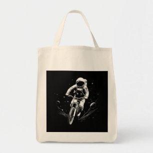 Tote Bag Balade à vélo d'astronaute cosmique Aventure spati