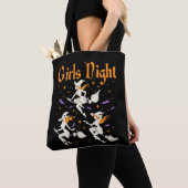 Tote Bag Balais de sorcière pour soirée entre filles Hallow (De près)