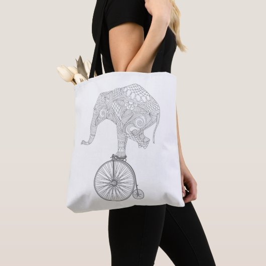 Tote Bag Balance Eléphant (De près)