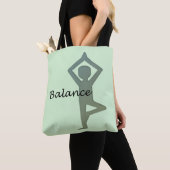 Tote Bag Balance Pose de Yoga (De près)