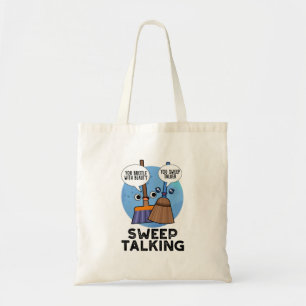 Tote Bag Balayage Parler Drôle Doux Parler Broom Pun
